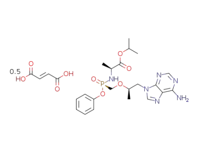 (S)-isopropyl-2-(((S)-((((R)-1-(6-amino-9H-purin-9-yl)propan-2-yl)oxy)methyl)(phenoxy)phosphoryl)amino)propanoate hemifumarate