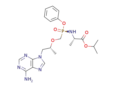 (S)-isopropyl-2-(((S)-((((R)-1-(6-amino-9H-purin-9-yl)propan-2-yl)oxy)methyl)(phenoxy)phosphoryl)amino)propanoate
